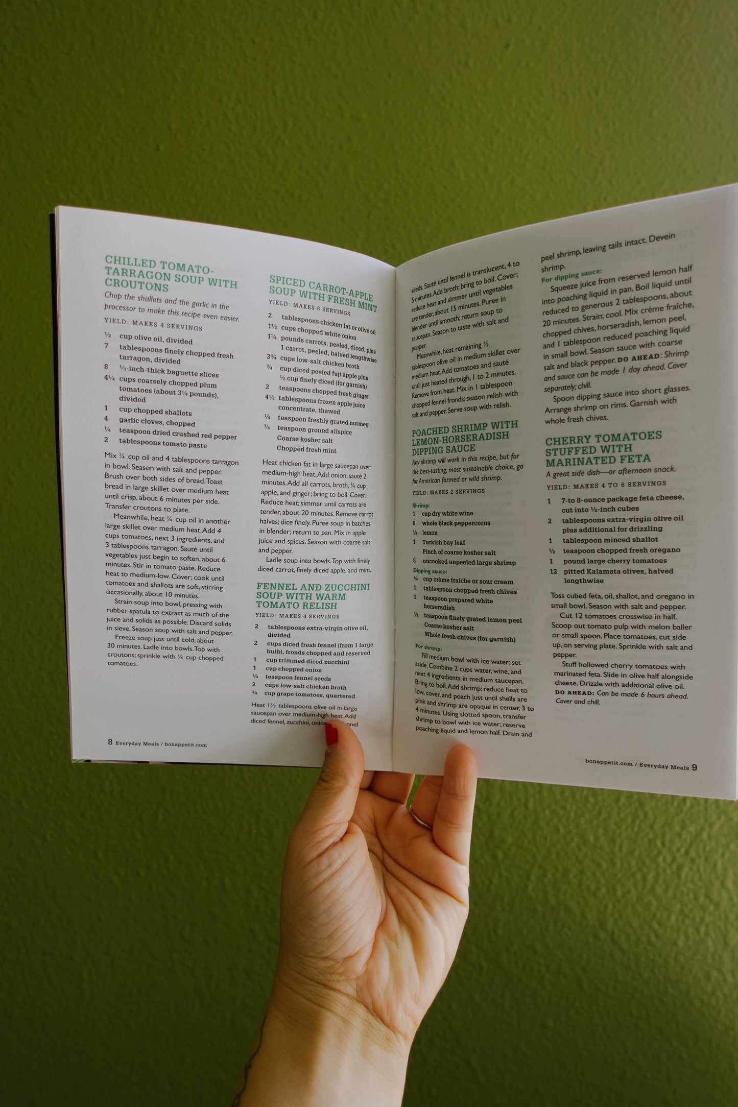 Bon Appétit: Everyday Meals Pamphlet, 2011 (Used)