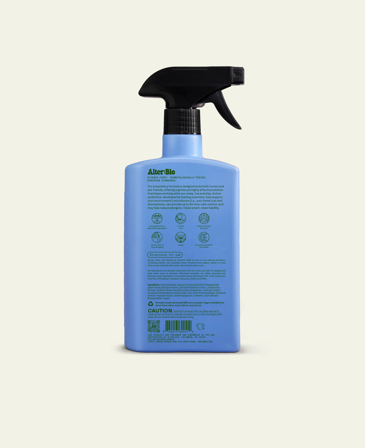 The Active Surface Spray